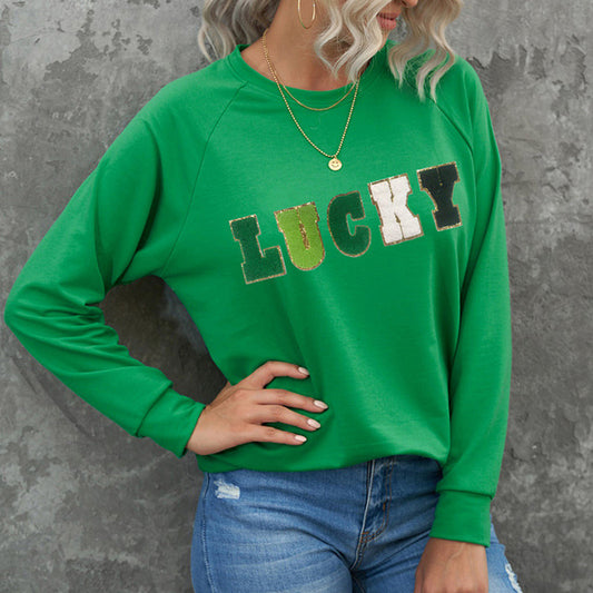 Women's 'Lucky' Irish Style Pullover