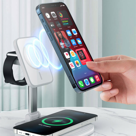 3-in-1 Wireless Phone and Smartwatch Charger