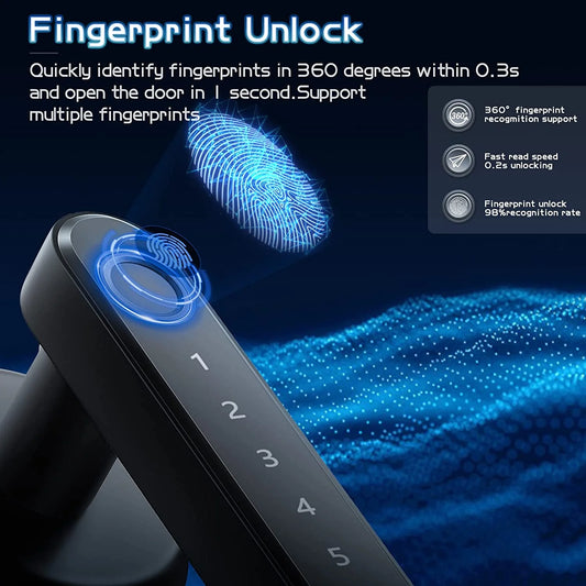 Smart Electric Fingerprint Door Lock