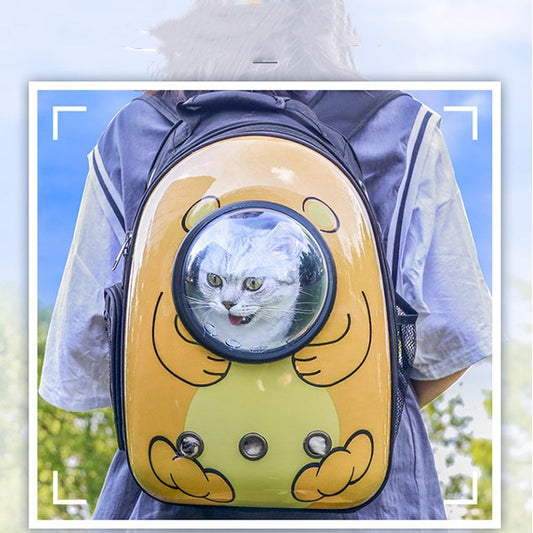 Trendy Pet Carrier Travel Backpack
